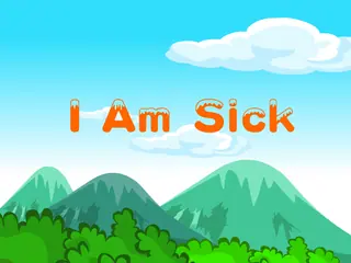 Opening frame of “I Am Sick”, activity 4A Unit 4 Lesson 3 — an interactive activity.
