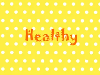 Opening frame of “Healthy”, activity 4A Unit 4 Lesson 5 — an interactive activity.