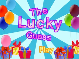 Opening frame of “The Lucky Guess”, activity 4B Unit 1 Lesson 4 — an interactive activity.