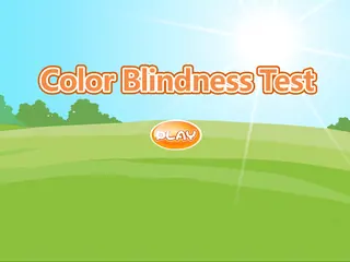 Opening frame of “Blindness Test”, activity 4B Unit 1 Lesson 7 — an interactive activity.