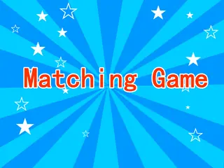 Opening frame of “Matching Game”, activity 4B Unit 2 Lesson 5 — an interactive activity.