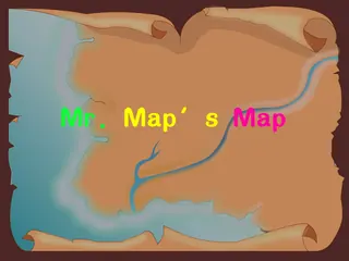 Opening frame of “Mr. Map's Map”, activity 4B Unit 2 Lesson 8 — an interactive activity.