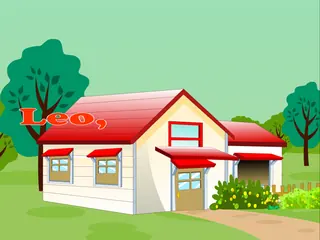 Opening frame of “Leo,the Ladybug”, activity 4B Unit 3 Lesson 2 — a linear activity.