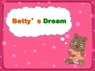 Opening frame of “Betty's Dream”, activity 4B Unit 3 Lesson 3 — an interactive activity.