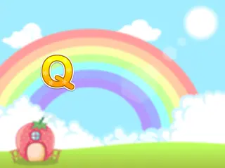 Opening frame of “Q and A”, activity 4B Unit 4 Lesson 4 — an interactive activity.