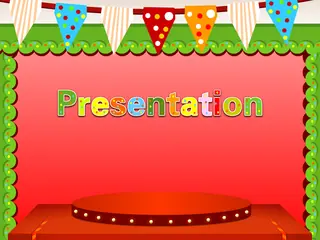 Opening frame of “Presentation”, activity 4B Unit 4 Lesson 5 — an interactive activity.