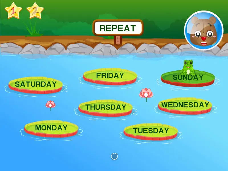 Week Days Lily Pads (course 4B)